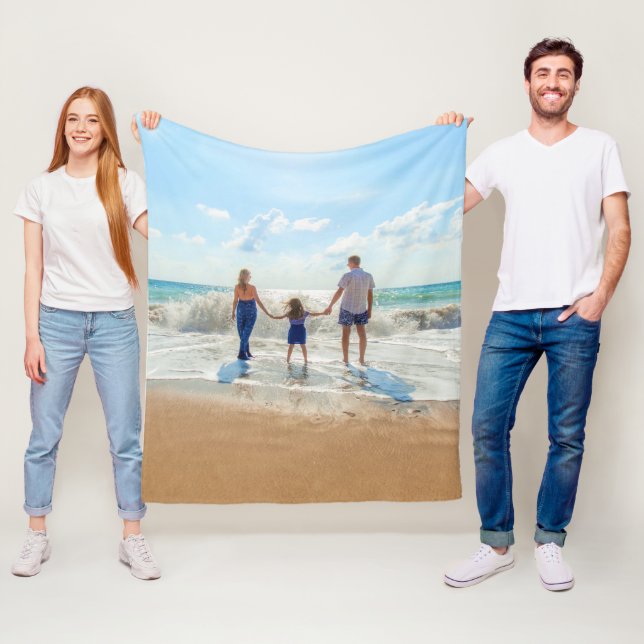 Manta Polar Foto personalizado Fleece Blanket con sus fotos (In situ)