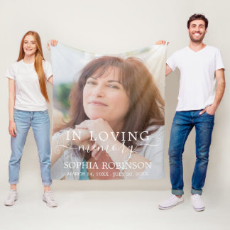 Manta Polar Foto: Simple memoria moderna Keepsake