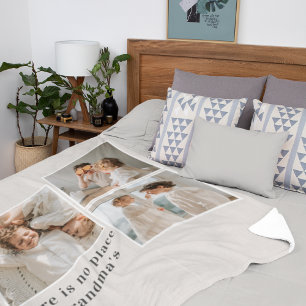 Manta Polar Fotografía de grupo y mejor regalo de abuela de ci