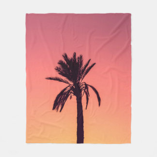 Manta Polar Fotografía de silueta de palmera