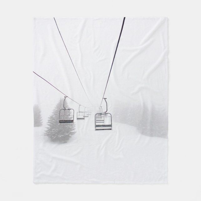 MANTA POLAR FOTOGRAFÍA DEL AUTO POR CABLE (Anverso)