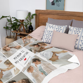 Manta Polar Fotografía del Collage | Mi Mamá Es Mi Regalo De S