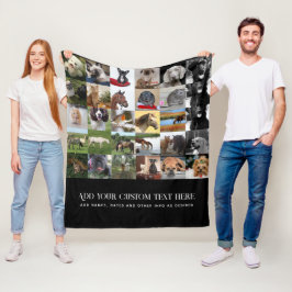MANTA POLAR FOTOGRAFÍA GIFTA A MAMÁ MASCOTAS DE GRANDPA DAD GR