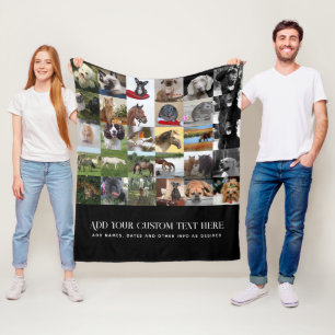MANTA POLAR FOTOGRAFÍA GIFTA A MAMÁ MASCOTAS DE GRANDPA DAD GR