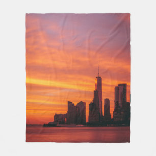 MANTA POLAR FOTOGRAFÍA PANORÁMICA DE SUNSET EN LA CIUDAD