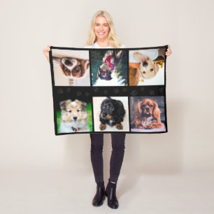 Manta Polar Fotografías de Instagram de perros cachorros