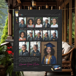 Manta Polar Fotos de guardería para la escuela Keepsake del añ