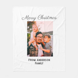 Manta Polar Fotos de navidad amor moderno simple mor familiar