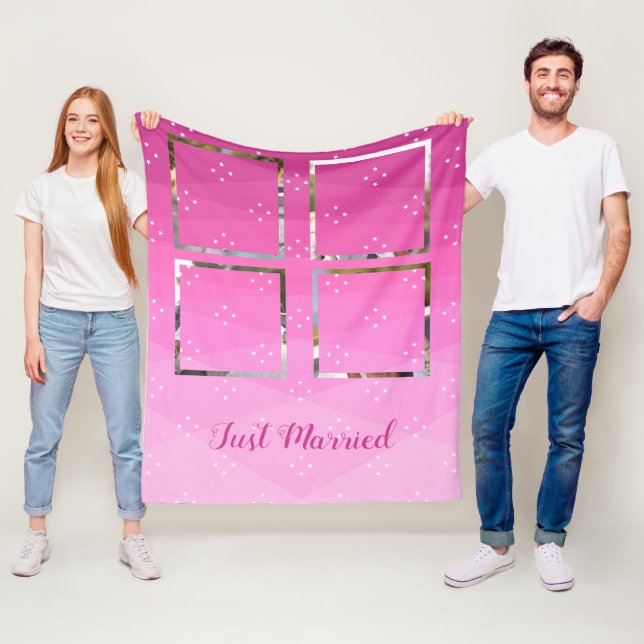 Manta Polar Fotos personalizados En Rosa (In situ)