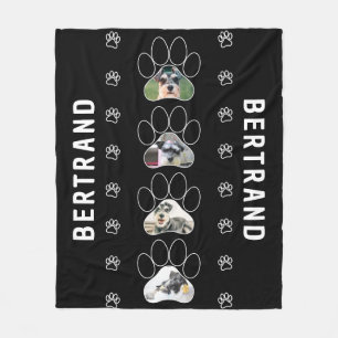 Manta Polar Fotos únicas personalizadas de la pintura de perro