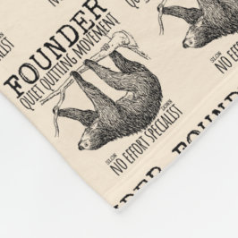 Manta Polar Founder Quiet Quitting Movement Cute Sloth