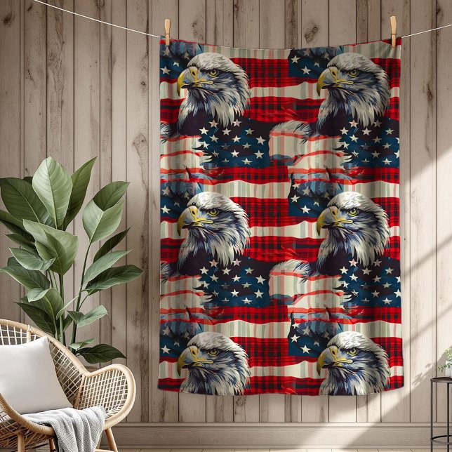 Manta Polar Fourth of July Blanket Eagle Glory for Patriots (Fourth of July Blanket Eagle Glory for Patriots)