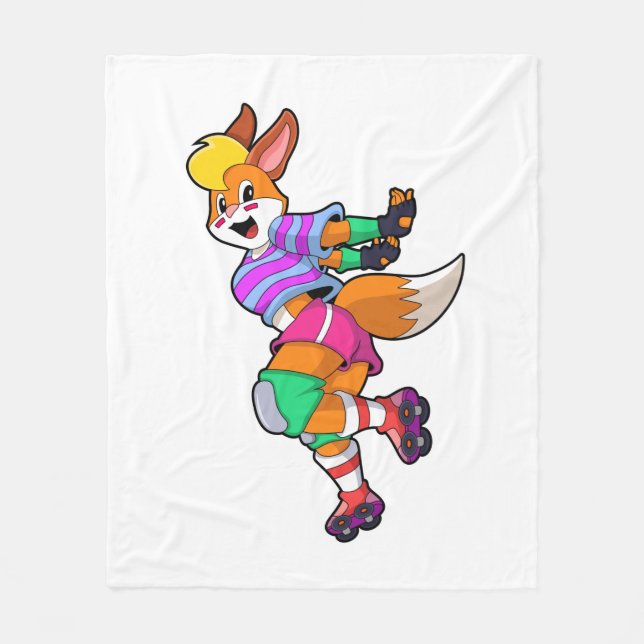 Manta Polar Fox as Inline Skater with Inline Skates (Anverso)