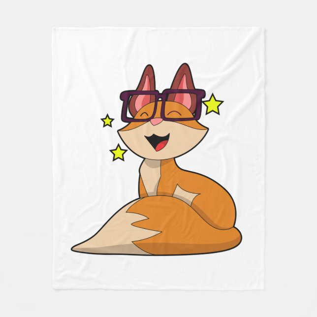 Manta Polar Fox con gafas (Anverso)