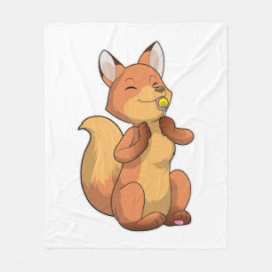 Manta Polar Fox con Lollipop