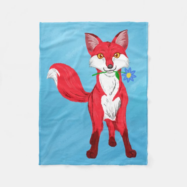 Manta Polar Fox feliz (Anverso)