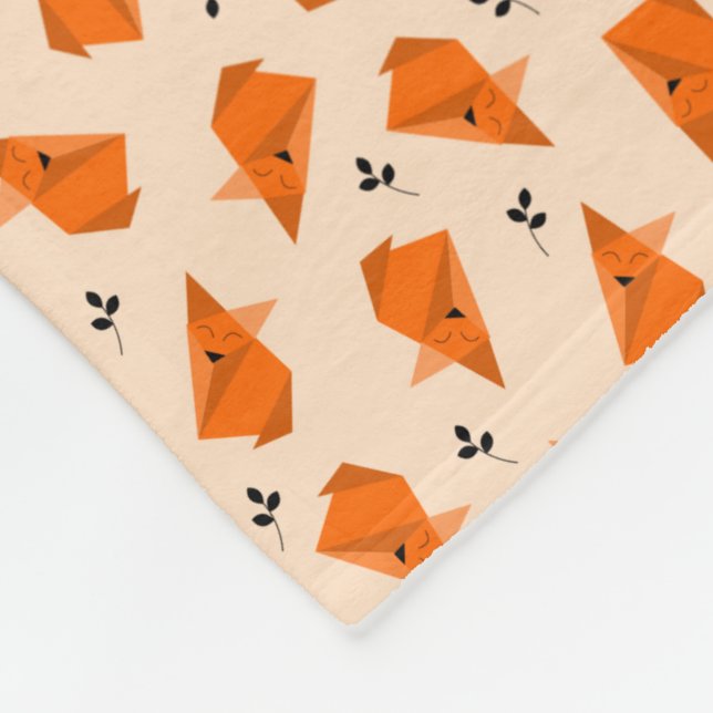 Manta Polar Fox Origami (Esquina)