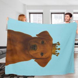 Manta Polar Fox Red Labrador Puppy en la Copa de Oro