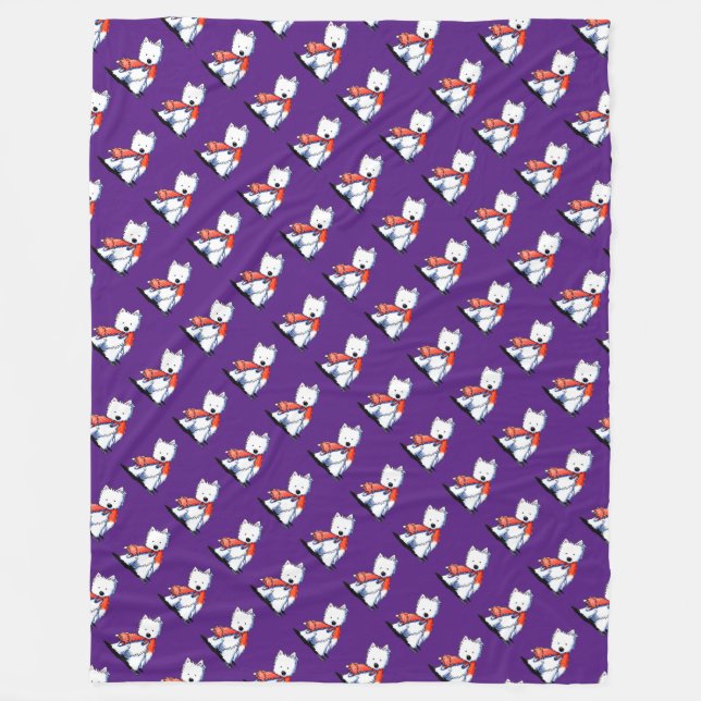 Manta Polar Fox Toy Westies (Anverso)