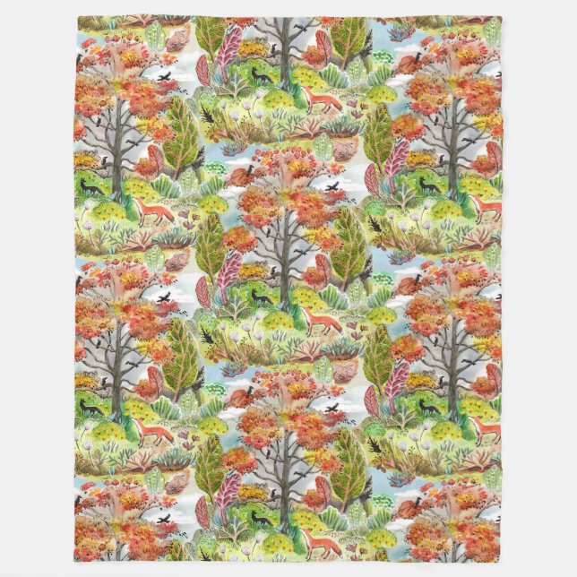 Manta Polar Fox Woodland Cabincore (Anverso)