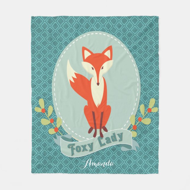 Manta Polar Foxy Lady Argyle (Anverso)