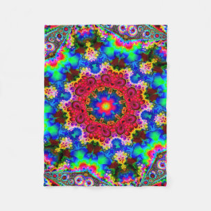 Manta Polar Fractal cósmico psicodélico de la flor