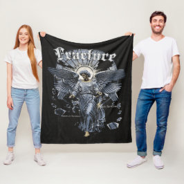 Manta Polar Fractura - Diseño de Streetwear Gótico
