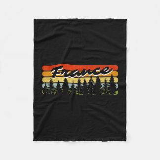 Manta Polar France Forest Sunset Trees Cabin Vacation Souvenir