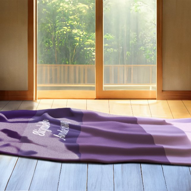 Manta Polar Frasco de color Púrpura Banda horizontal (Subido por el creador)