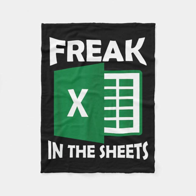 Manta Polar Freak In The Sheets, Accountant Funny Spreadsheet  (Anverso)