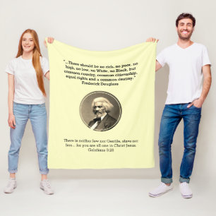 Manta Polar FREDERICK DOUGLASS Historia Inspiradora negra