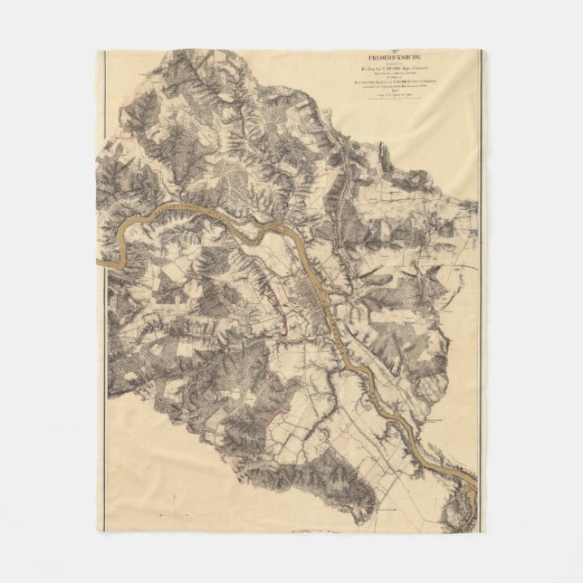 Manta Polar Fredericksburg, Virginia (Anverso)