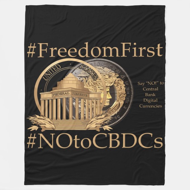 Manta Polar #FreedomFirst: Billetera de Libertad- Abrazando la (Anverso)