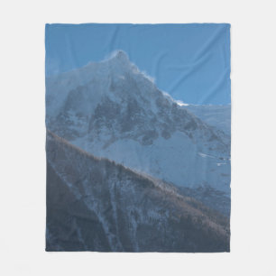 Manta Polar French alps mountain peaks covered with fresh snow