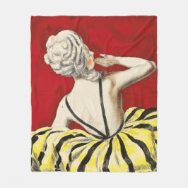 Manta Polar French art nouveau beauty Creme de Luzy advertisem