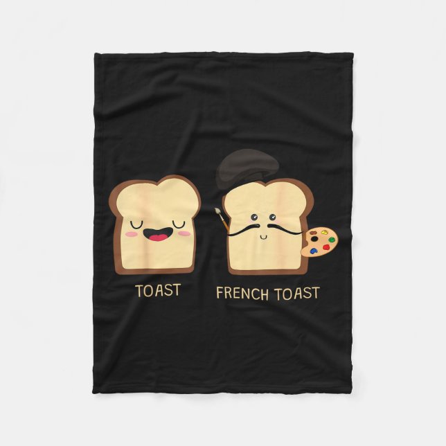 Manta Polar French Toast Funny Pun Novelty  (Anverso)
