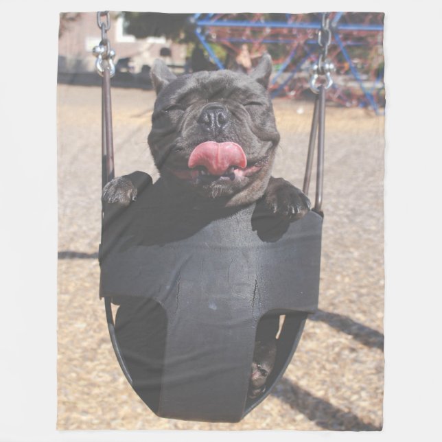 Manta Polar FRENCHIE en el SWING of THINGS (Anverso)