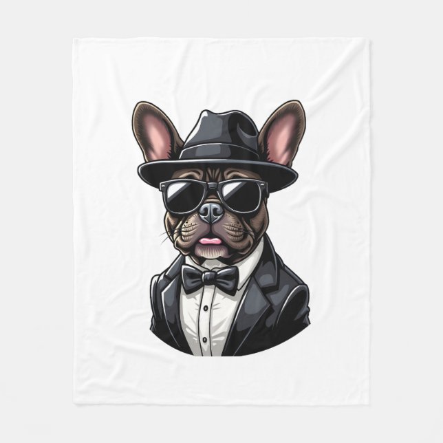 Manta Polar Frenchie The Gangster (Anverso)