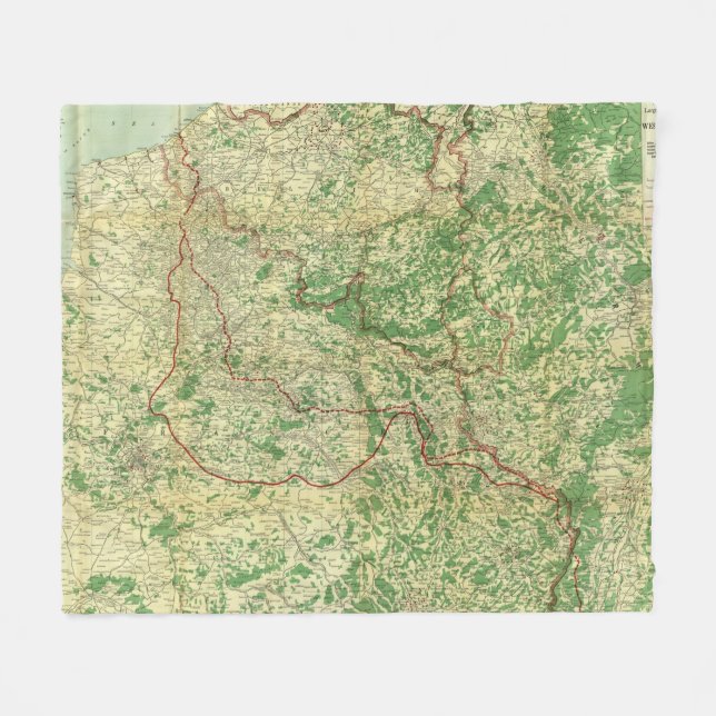 Manta Polar Frente occidental del mapa (Frente (Horizontal))