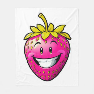 Manta Polar Fresa rosa