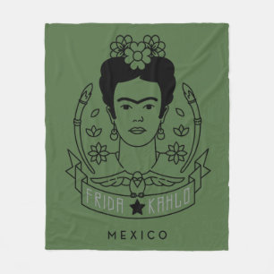 Manta Polar Frida Kahlo el   Heroína
