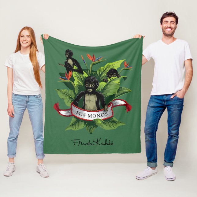 Manta Polar Frida Kahlo el | Mis Monos (In situ)