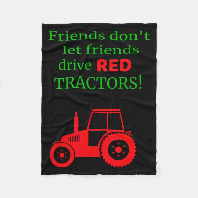 Manta Polar Friends Dont Let Friends Drive Red Tractors  (Anverso)