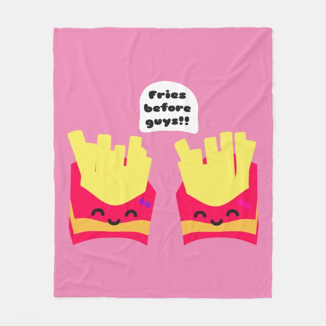 Manta Polar ¡Fries Antes Que Los Chicos! (Anverso)