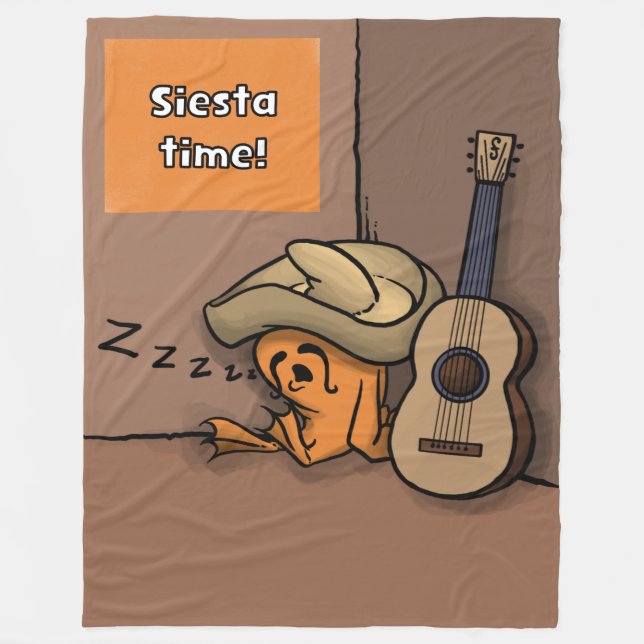 Manta Polar Frijole Frog Siesta Large Blanket (Anverso)