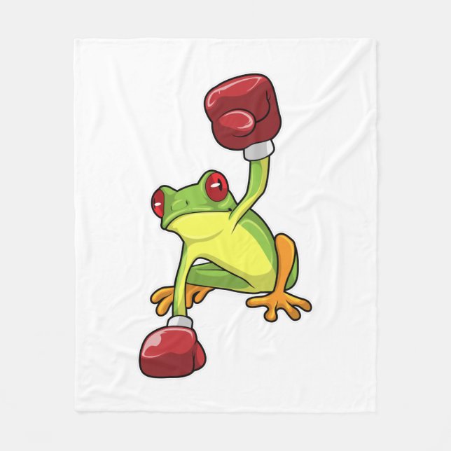 Manta Polar Frog at Boxing with Boxing gloves (Anverso)