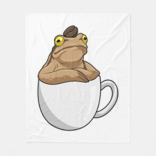 Manta Polar Frog Coffee frijol