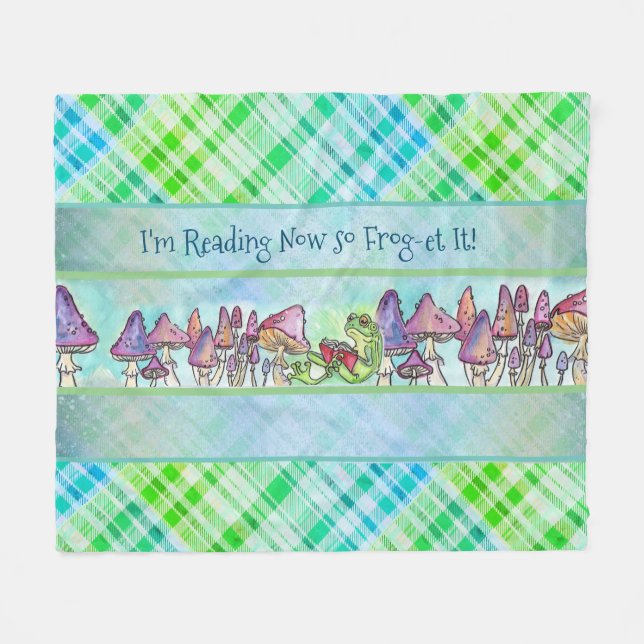 Manta Polar Frog de libro de historias (Frente (Horizontal))