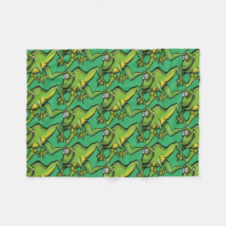 Manta Polar Frogs Fleece Blanket