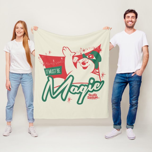 Manta Polar Frosty el muñeco de nieve - Debe ser magia (In situ)